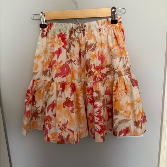 Abercrombie & Fitch Multicolor Floral A-Line Skirt - Picture 3 of 3